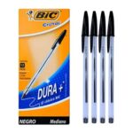 Plumas (Boligrafos) Bic Cristal Dura+ Negro
