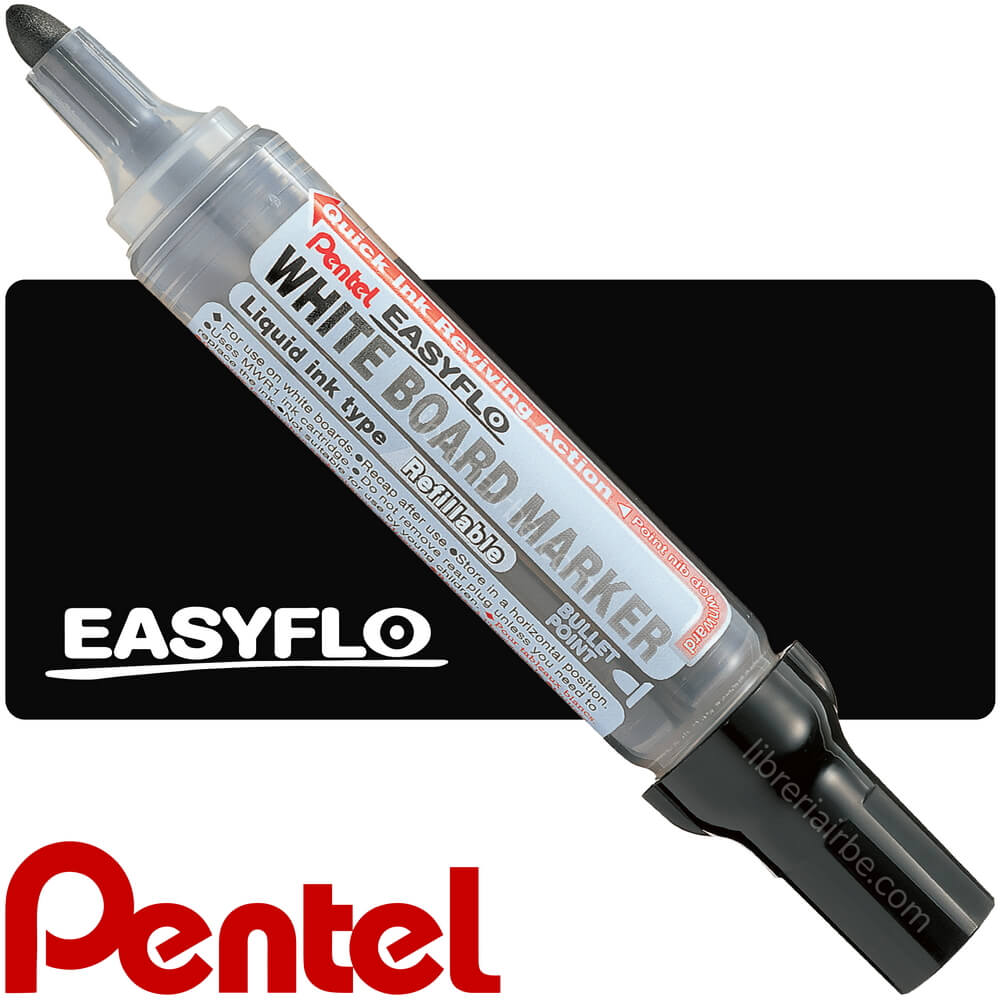 DOCENA MARCADOR RECARGABLE PENTEL NEGROS.jpg