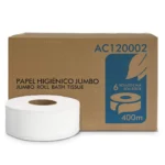 Caja de Papel Higienico Kimberly-Clark Premium 400 Metros, 6 Rollos Hoja Doble Jumbo