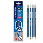 Lapiz Hexagonal Studmark N 2 HB Con Borrador De Goma