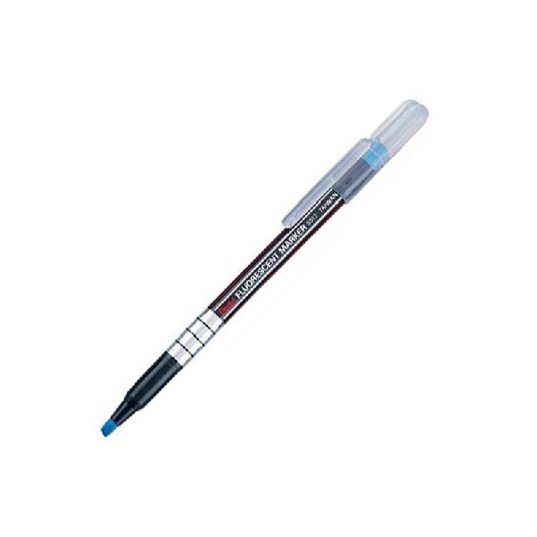 RESALTADOR FLUORESCENTE PENTEL PUNTA BISELADA COLOR CELESTE.jpg