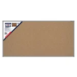 Pizarra de corcho Studmark 120x150 cm (4x5 pies) con marco de aluminio