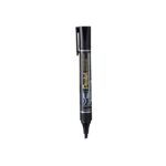 Marcador Permanente N460-A Rellenable Pentel. Negro