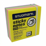 Notas Adhesivas Studmark, 3 X 3 (225 Hojas) Multicolor St-05450