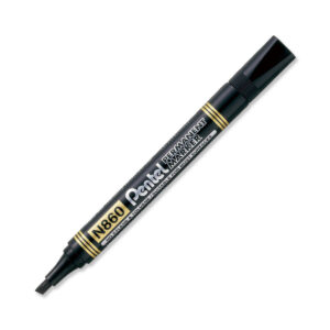 Marcadopermanente Pentel Negro N860 Punta Biselada