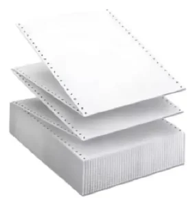 Formulario De Papel Quimico Continuo (9 1/2 X 11) 2 Partes | 1,500 Sets X Caja | Marca O.C.C.