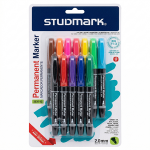 Set De 8 Marcadores Permanentes Marca Studmark St-03530-8