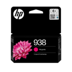 Cartucho HP 938 Magenta. Rendimiento hasta 800 paginas.