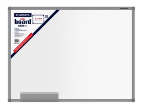 Pizarra Blanca Magnetica Tablero Con Marco De Aluminio Studmark. 90 X 120 Cm.