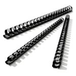 Anillas Plasticas Studmark De 1 / 2 (12 Mm). Color Negro. Capacidad Para 100 Hojas. Caja De 100 Unds.