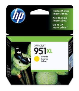 Cartucho de Tinta HP 951XL Amarillo CN048AL Alto Rendimiento 1,500 Paginas