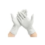 Guantes de Latex Natural Talla L Ambidiestros - Caja de 100 Unidades para Uso Medico y Profesional