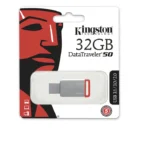 Memoria USB Kingston DataTraveler 32GB, USB 3.2 Gen 1 / 3.0, Diseno con Llavero y Tapa