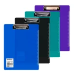 Tabla De Inventario Tamano A4 (9x 12 Pulgadas ). Studmark Plastic Clipboard. St-08012. 1 Pza. Colores Surtidos