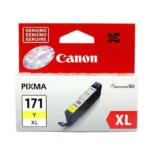 Cartucho Canon CLI-171XL Amarillo Original | Alto Rendimiento para PIXMA MG5710 TS5010