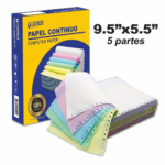 Formulario De Papel Continuo (Quimico) De 4 Partes. (9.5 X 5.5)
