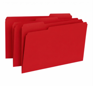 Folder Cappa Tamano Carta Rojo Caja de 100
