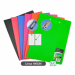 Folder Neon Tamano Oficio Clips De Precision Studmark. St-00410. Colores Surtidos