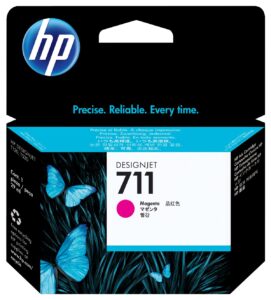 Cartucho HP 711 Magenta Original 29ml CZ131A para DesignJet T120 T520