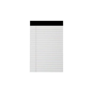 Pad Rayado Blanco Tamano Carta (8.5 X 11). 50 Hojas