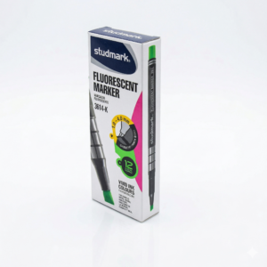 Resaltador Fluorescente Verde 1.0 - 4.0mm, Punta Bisel St-03614-K