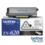 Toner Brother TN-620 Negro para HL-5340D HL-5370DW MFC-8480DN - 3,000 Paginas - OriginalTONER NEGRO BROTHER TN-620 PARA IMPRESORAS LASER BROTHER. 3,000 PAGINAS APROXIMADAMENTE.