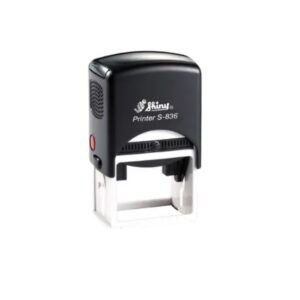 Sello Automatico para Fecha Shiny S-836D 45x30 mm - Fechador Personalizado para Oficina