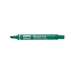 Marcador (Rotulador) Permanente Pentel N60-D Verde. Punta Biselada.