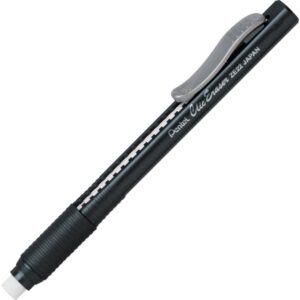 Borrador Tipo Lapiz Pentel Clic Eraser ZE22 con Clip y Agarre de Goma