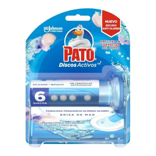 PatoPurificLimpiadorDiscosActivosBrisaDeMar6Und.webp